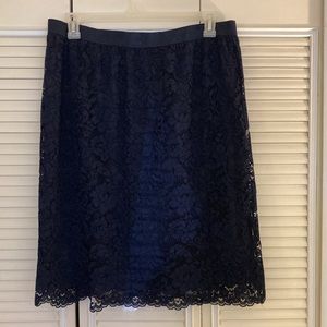 - XL navy lace skirt